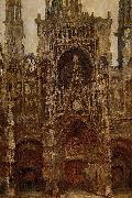 Claude Monet La cathedrale de Rouen painting